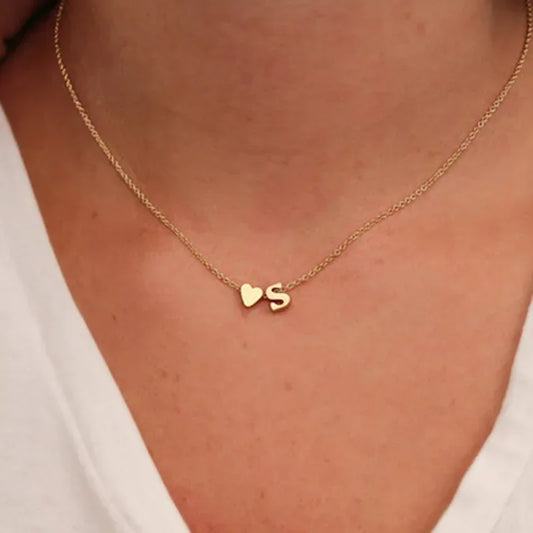 Heart Monogram Necklace