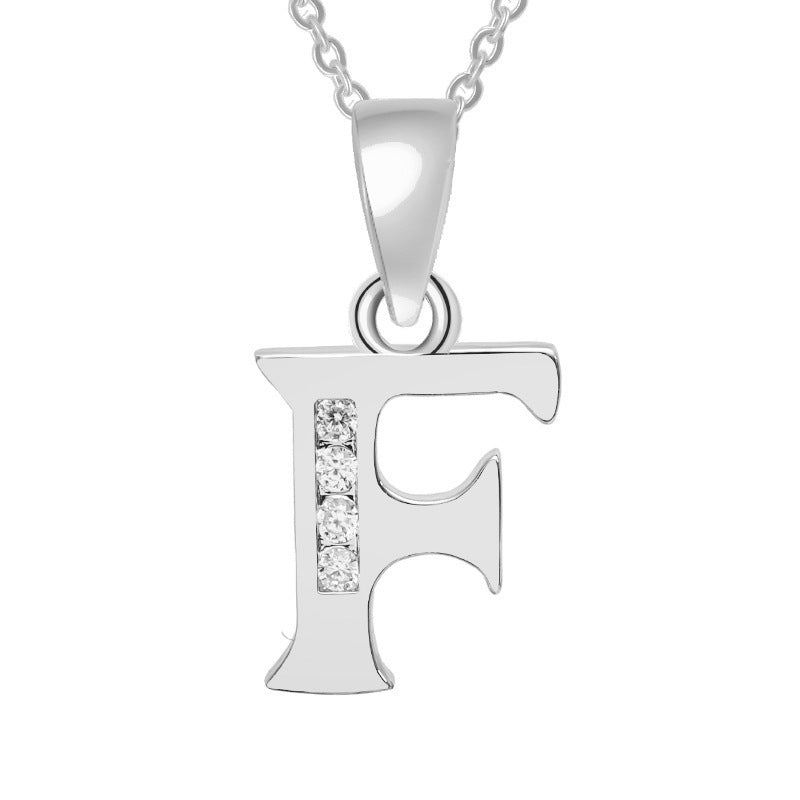 Bedazzled Initial Necklace