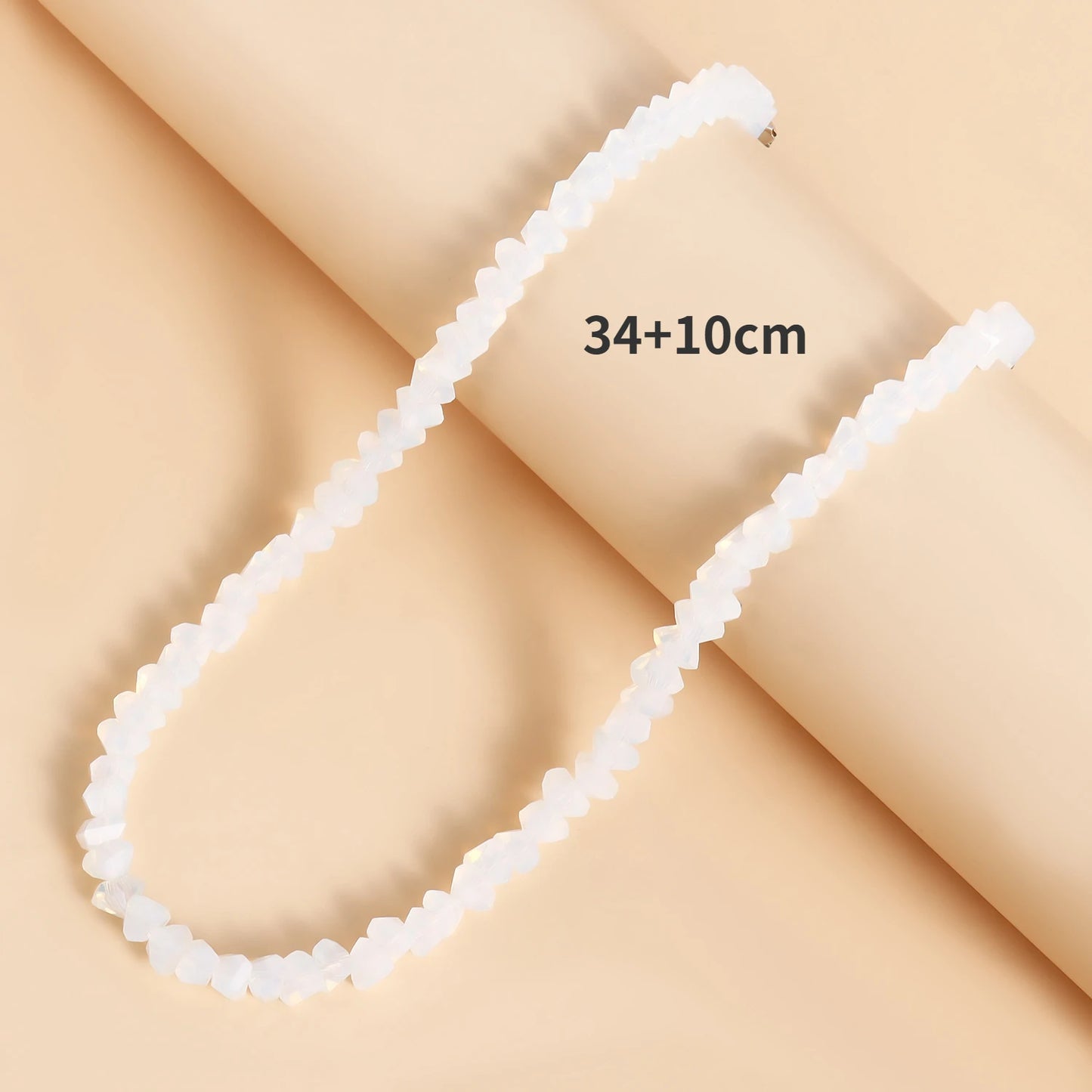 Crystal Irregular Beaded Choker