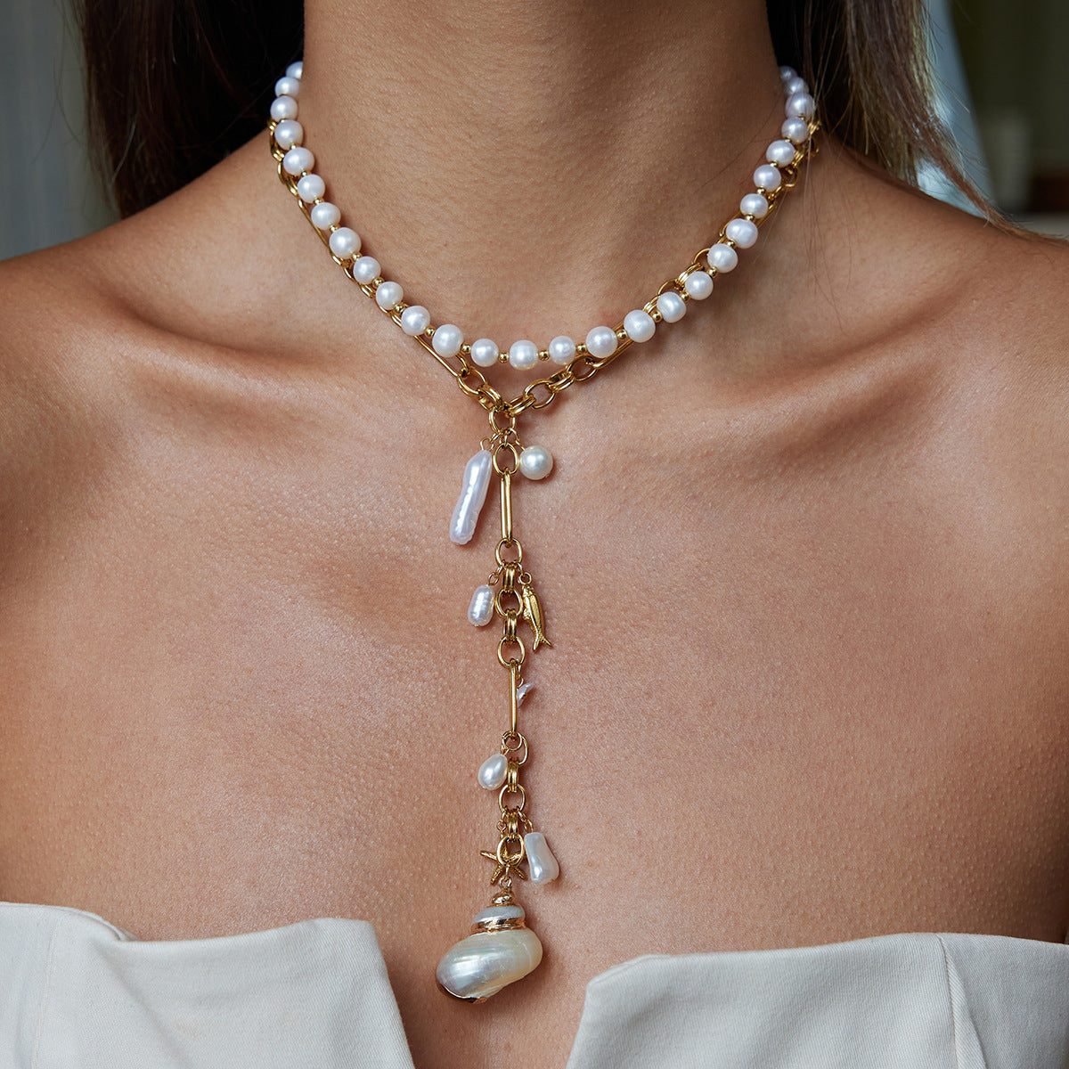 Conch Lariat