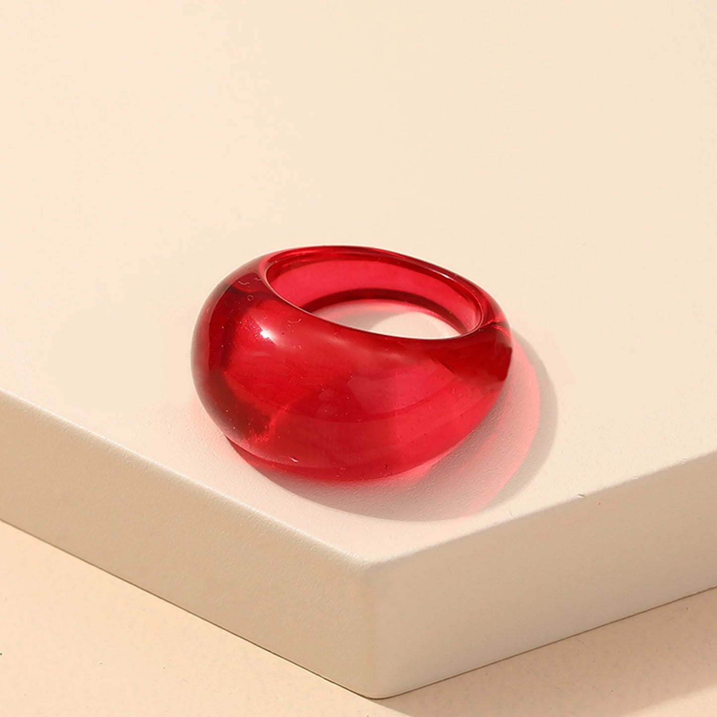 Let's Vibe Acrylic Ring