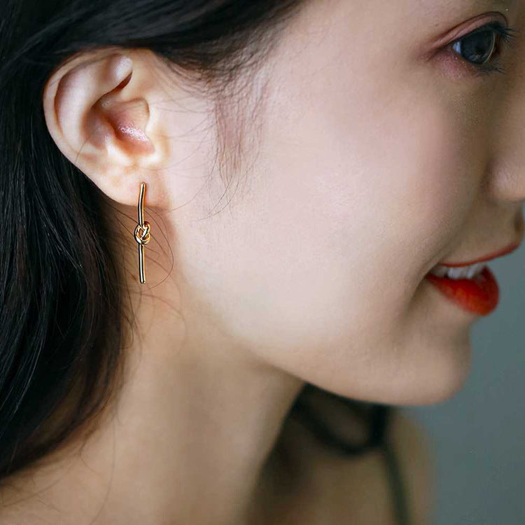 Long Knot Earrings