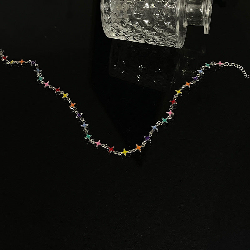 Colorful Cross Necklace