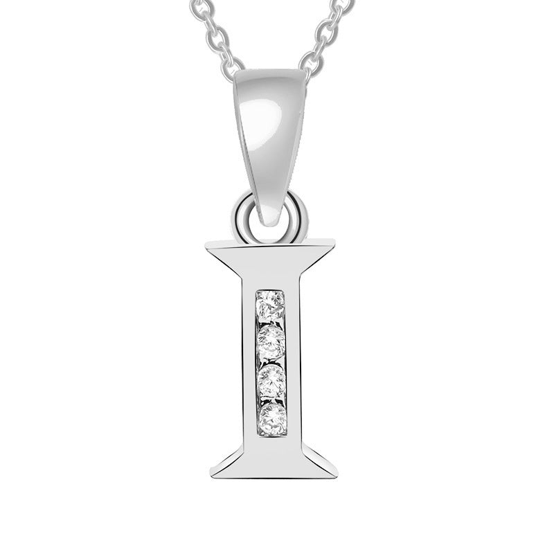 Bedazzled Initial Necklace