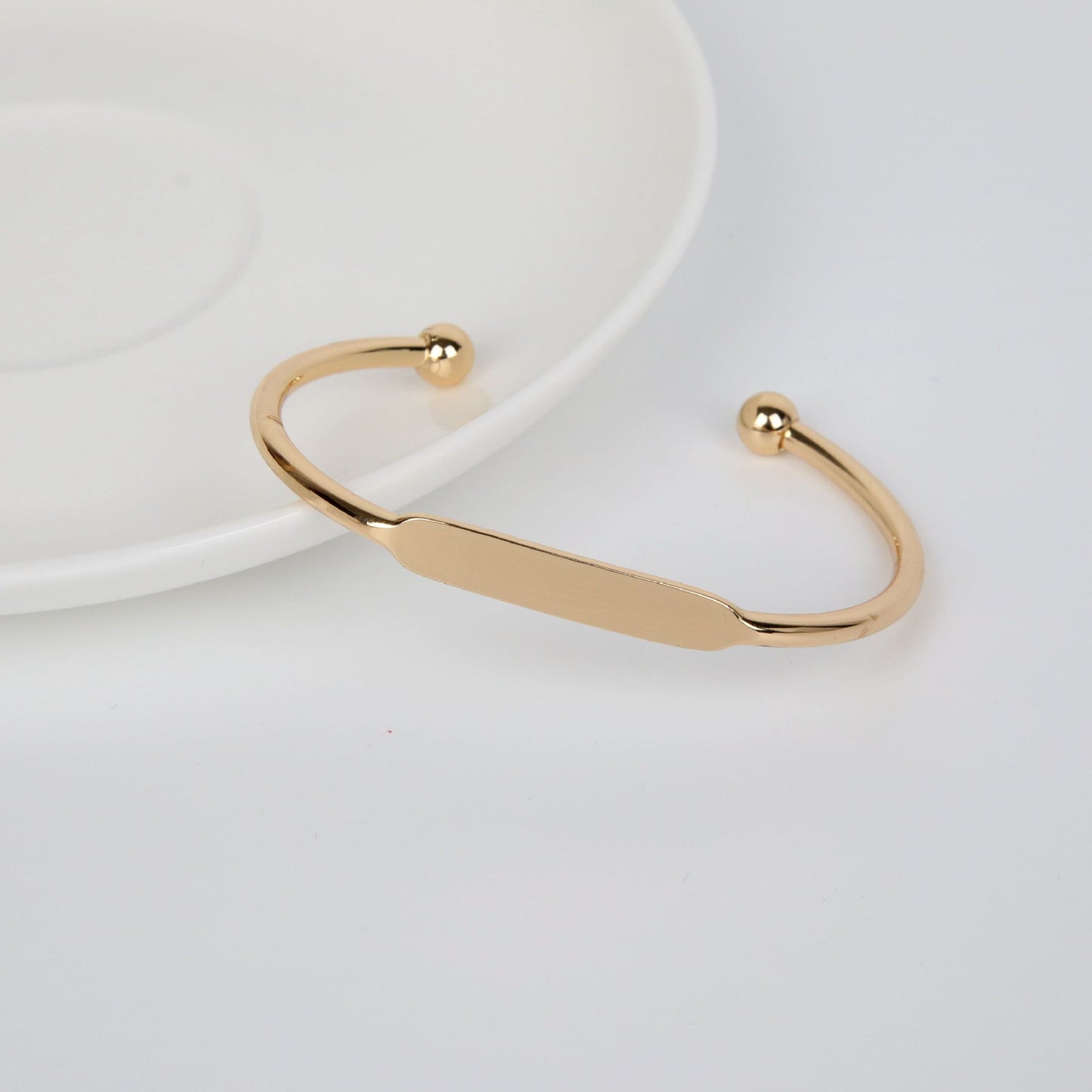 Gold Plated Signet Cuff - Forge & Form