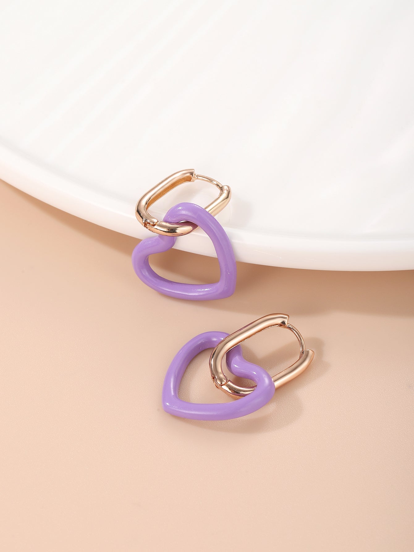 Chain Heart Earrings