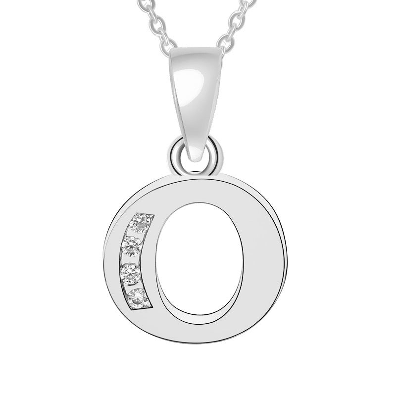 Bedazzled Initial Necklace