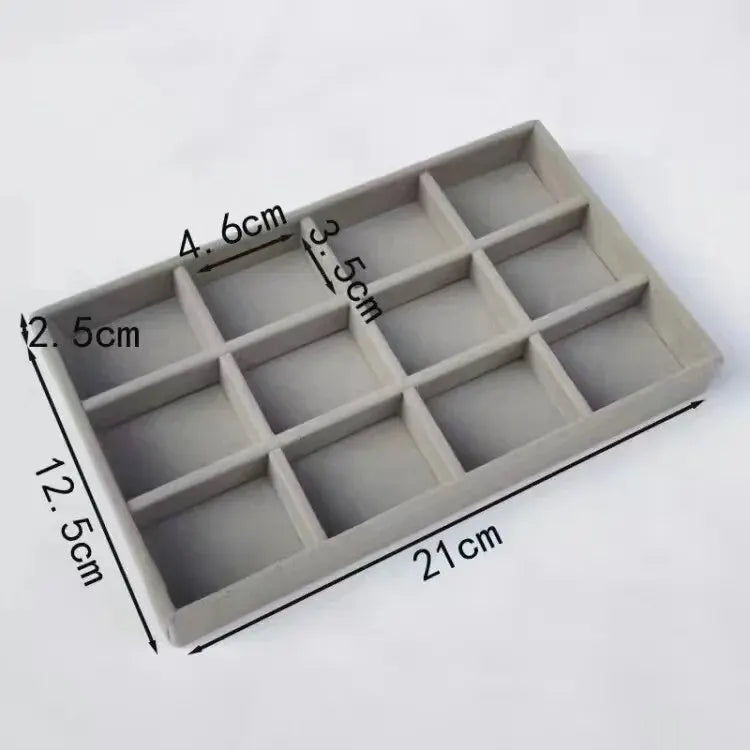 Stackable Velvet Jewelry Organizer