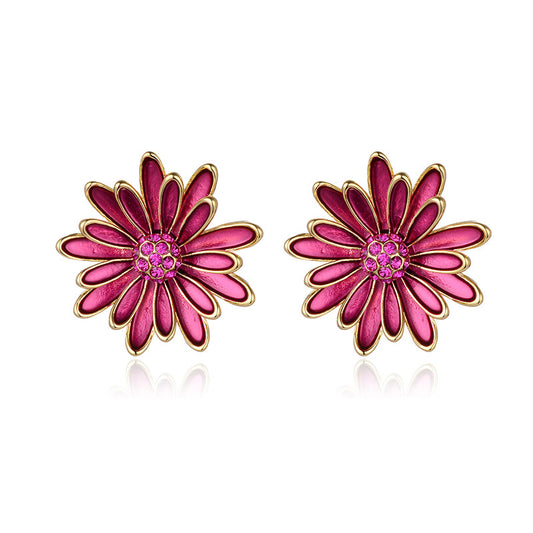 Retro Flower Earrings
