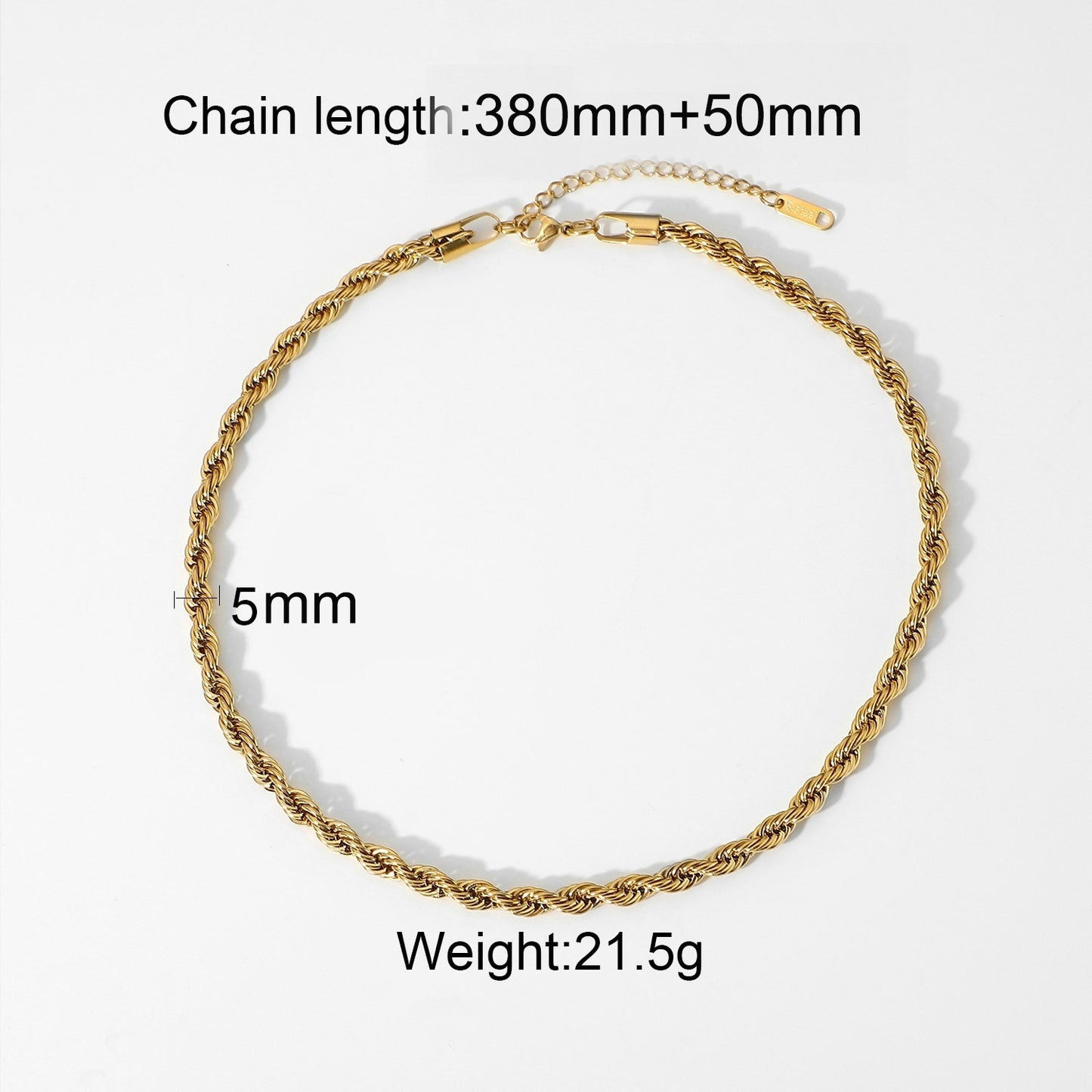 Chunky Double Snake Necklace