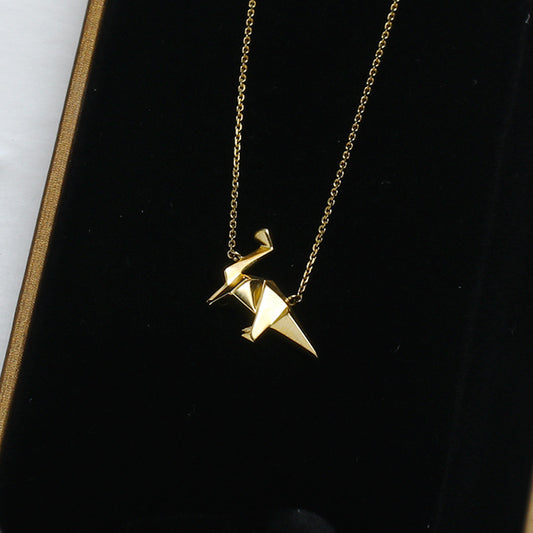 Sterling Silver Dinosaur Charm Necklace - Forge & Form