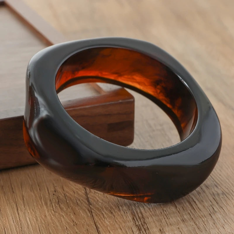 Coffee Acrylic Bangle