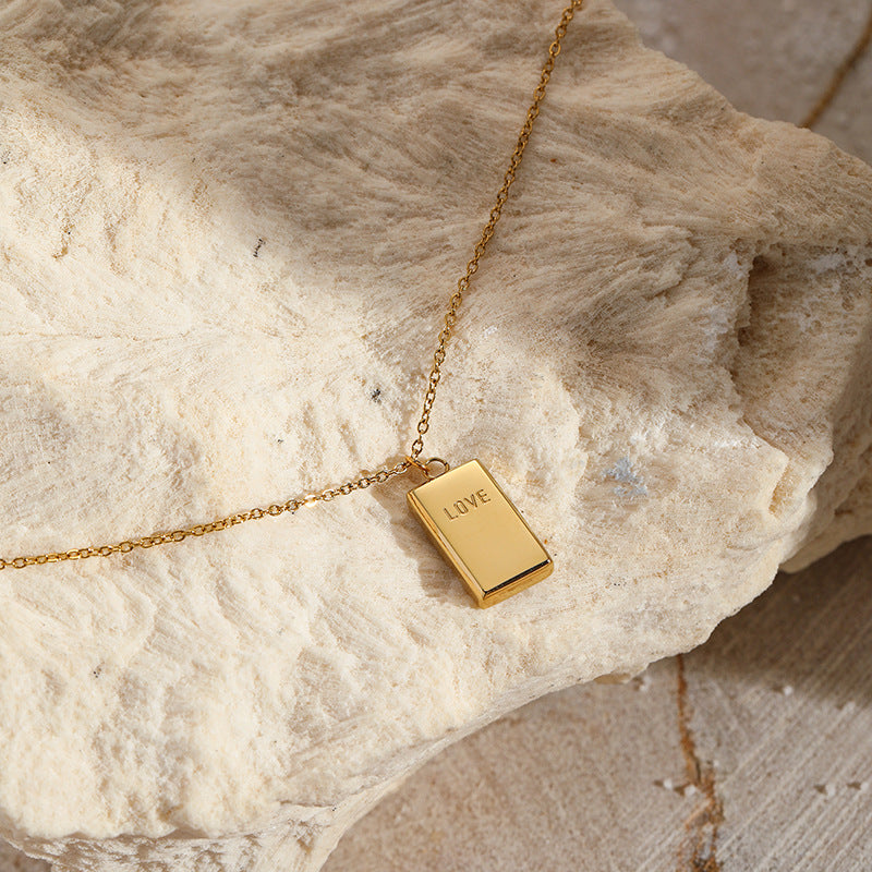 Love Rich Brick Necklace