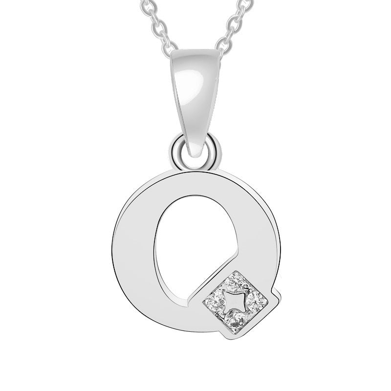 Bedazzled Initial Necklace
