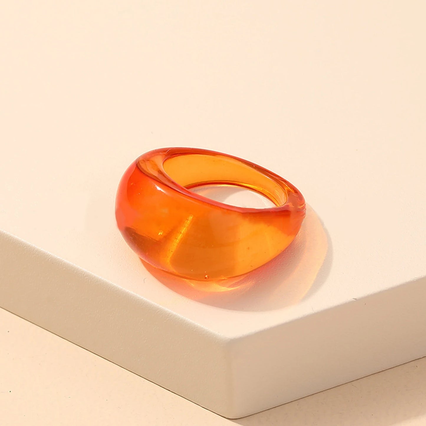 Let's Vibe Acrylic Ring