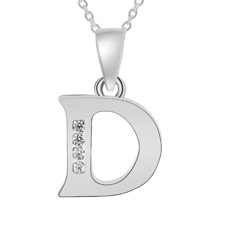 Bedazzled Initial Necklace