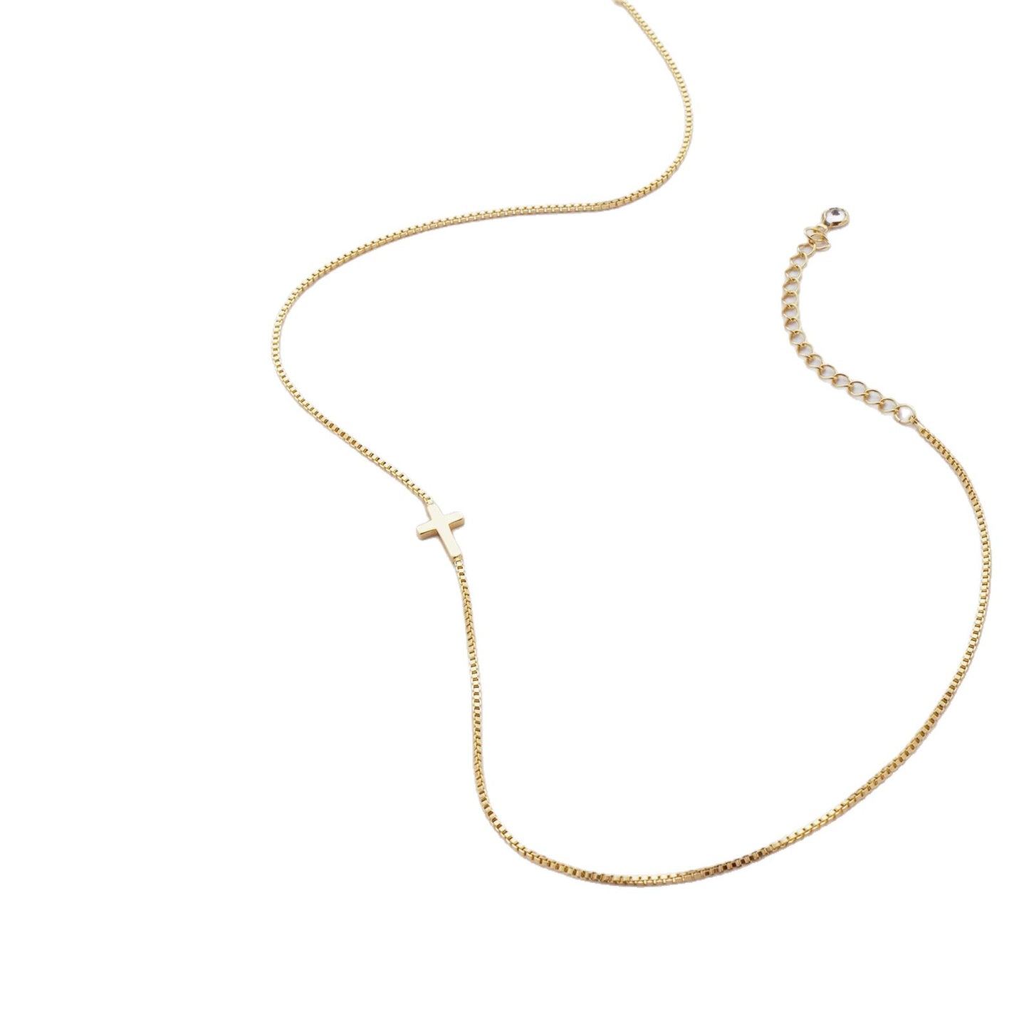 Dainty Cross Necklace - Forge & Form