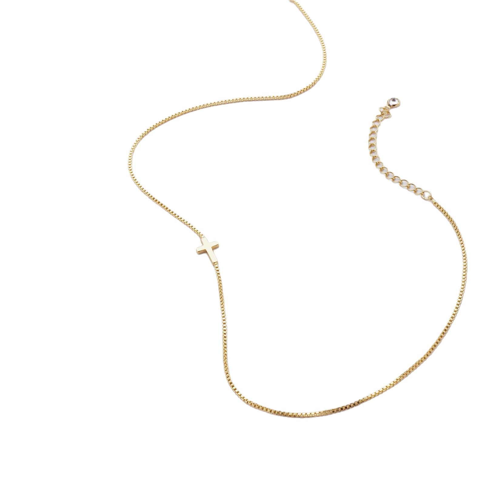 Dainty Cross Necklace - Forge & Form