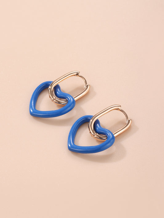Chain Heart Earrings