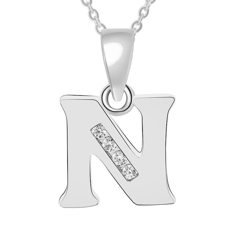 Bedazzled Initial Necklace
