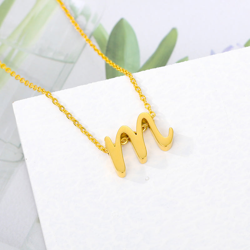 Dainty Initial Necklace - Forge & Form