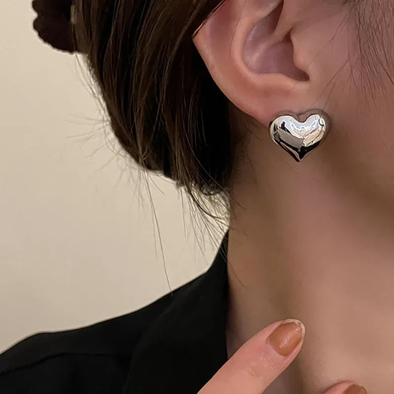 Bubble Heart Earrings