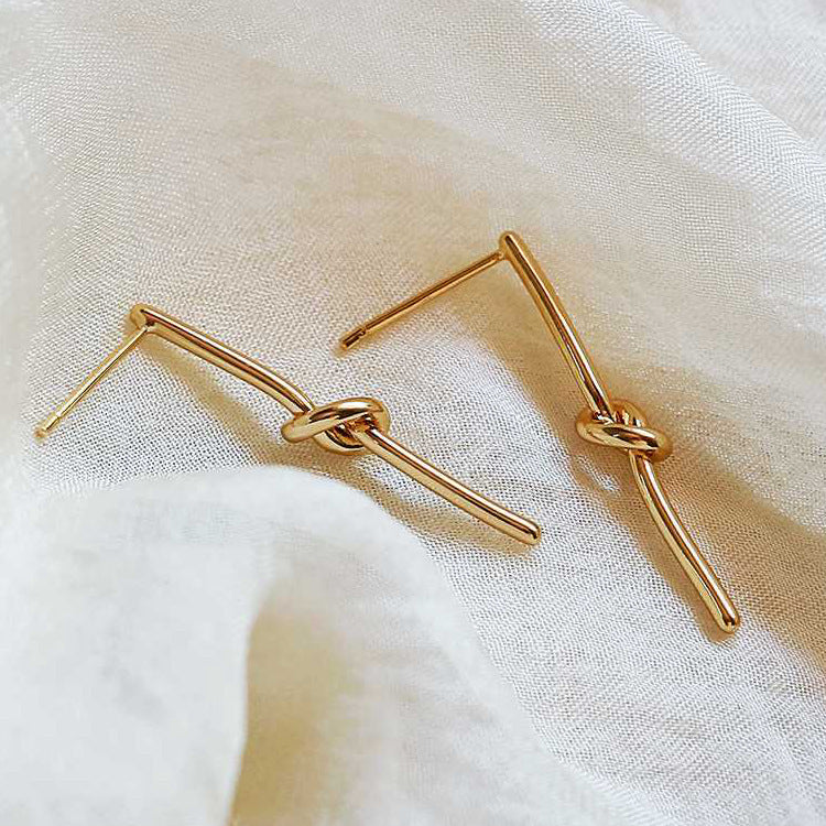 Long Knot Earrings