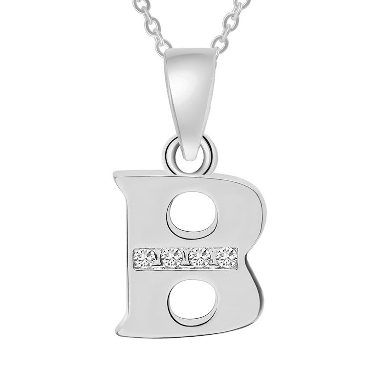 Bedazzled Initial Necklace