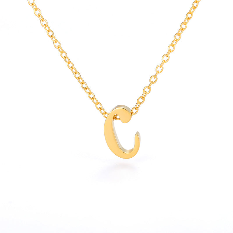 Dainty Initial Necklace - Forge & Form