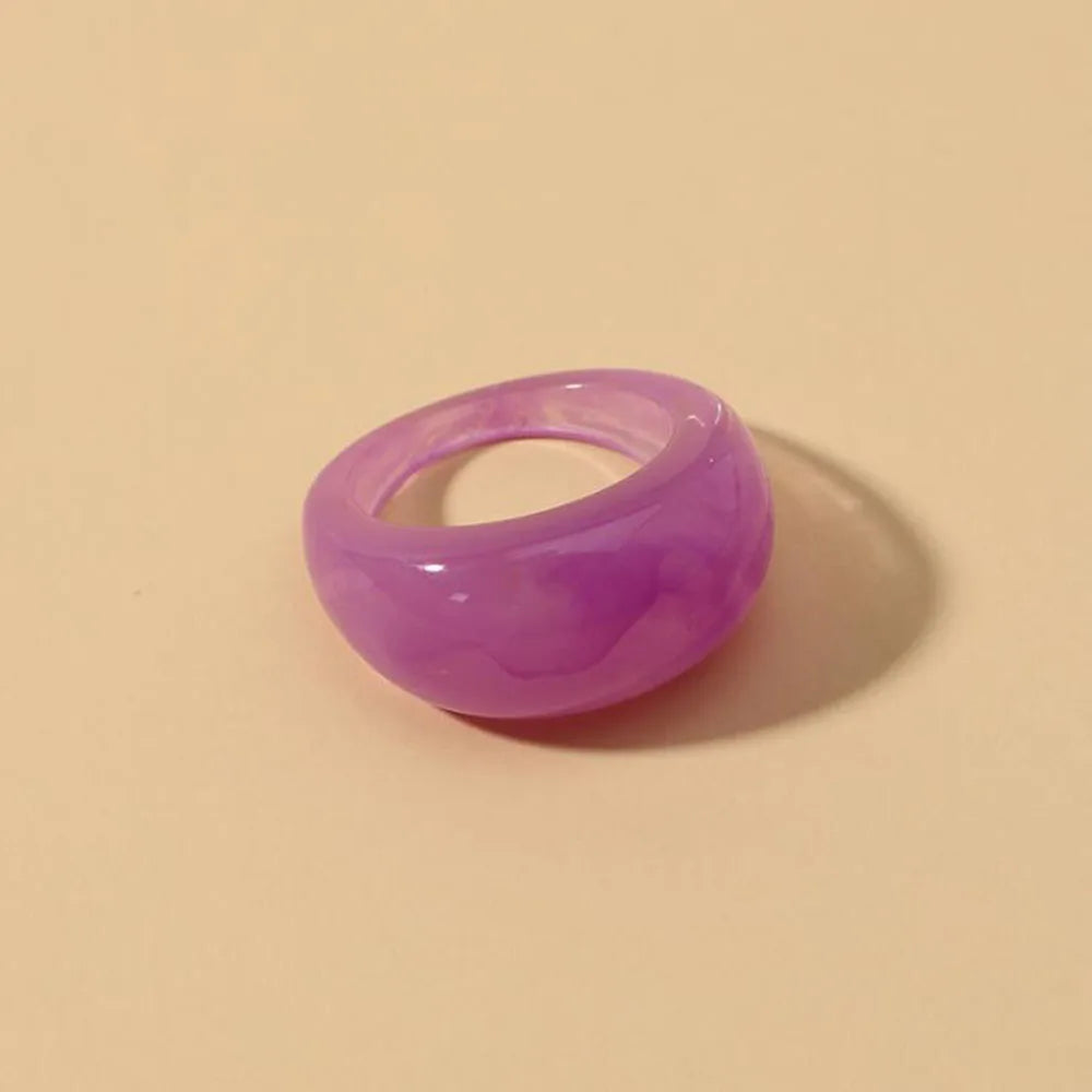 Let's Vibe Acrylic Ring