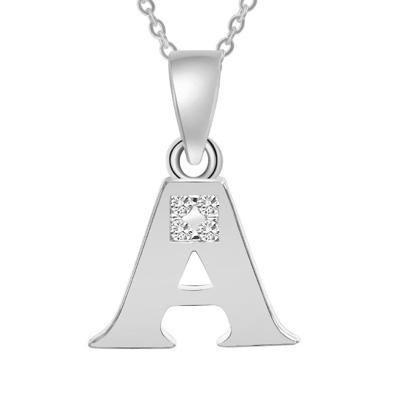 Bedazzled Initial Necklace