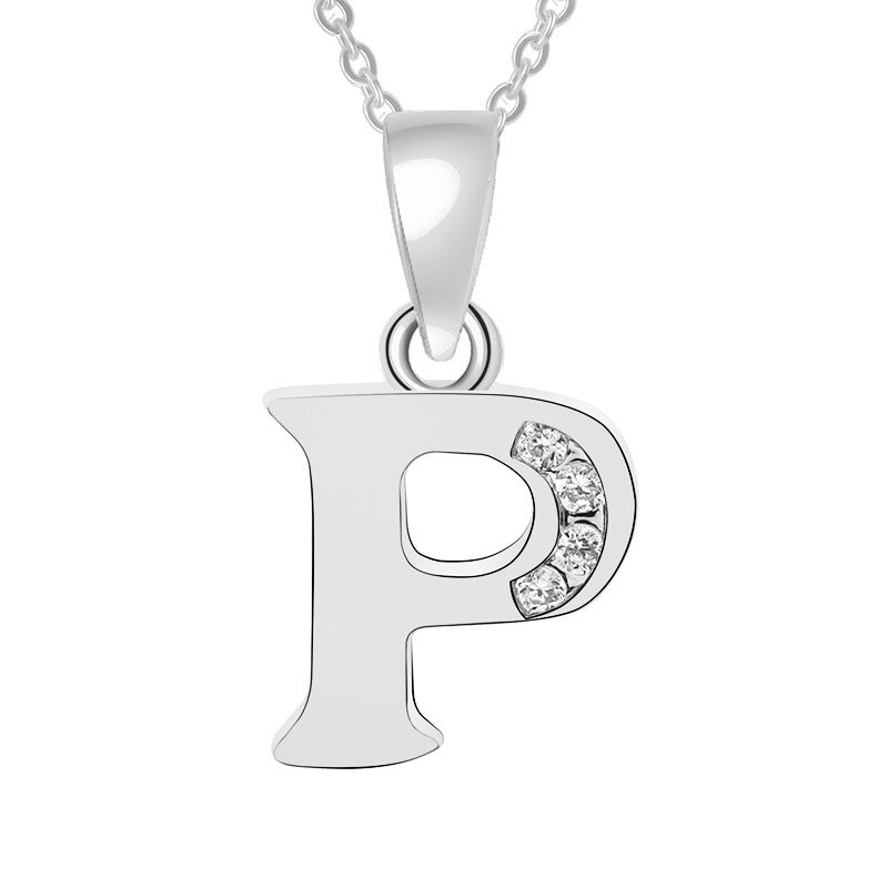Bedazzled Initial Necklace