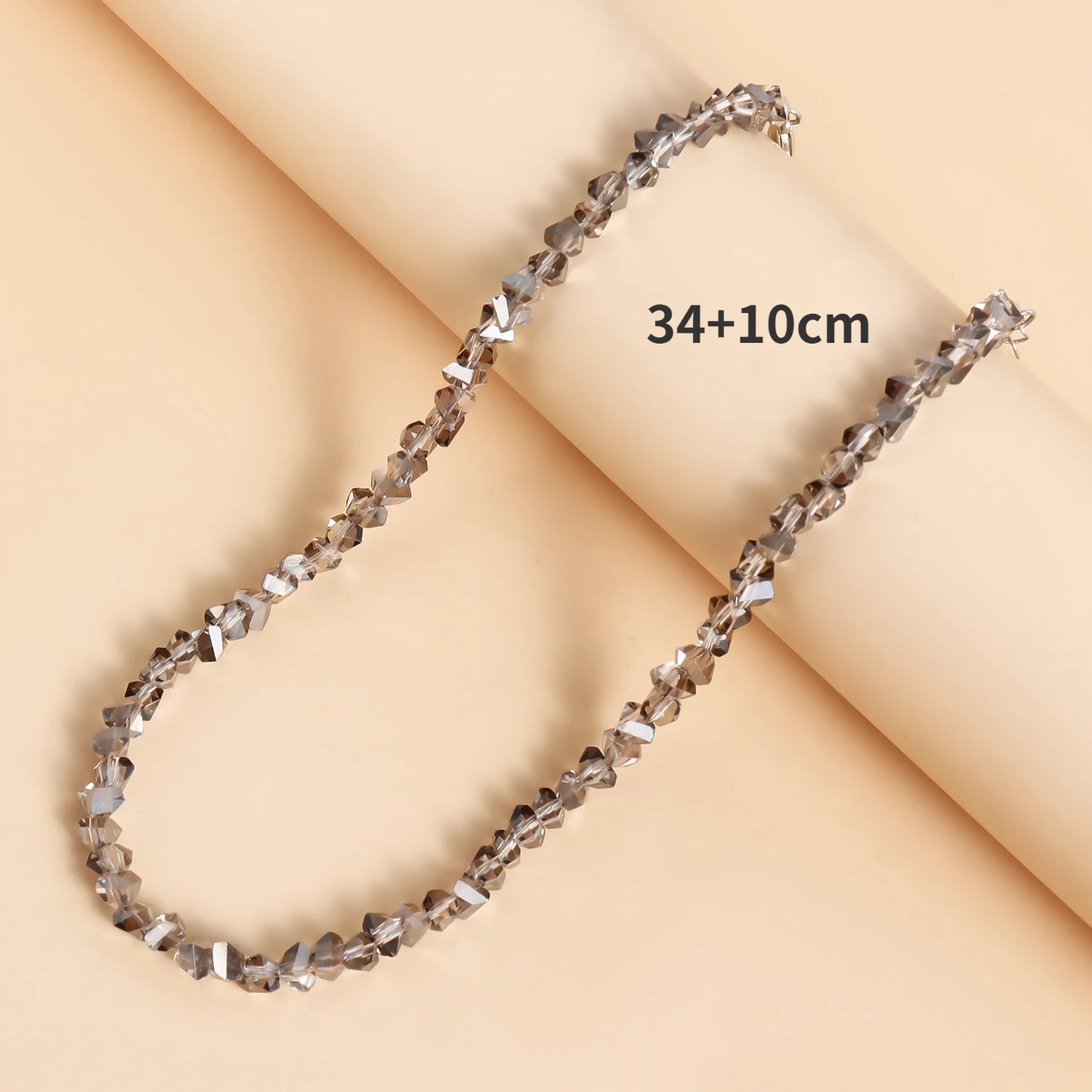 Crystal Irregular Beaded Choker