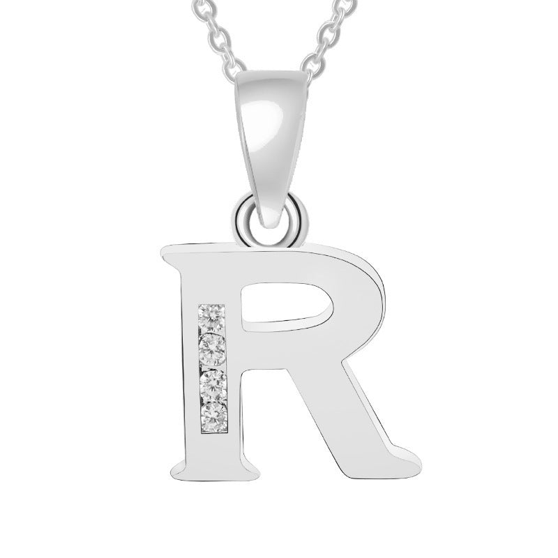 Bedazzled Initial Necklace