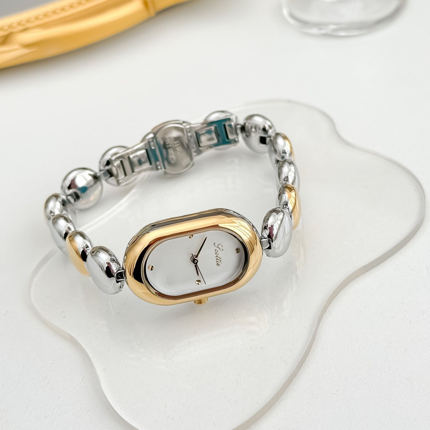 Elegant Oval Women's Watch Bracelet