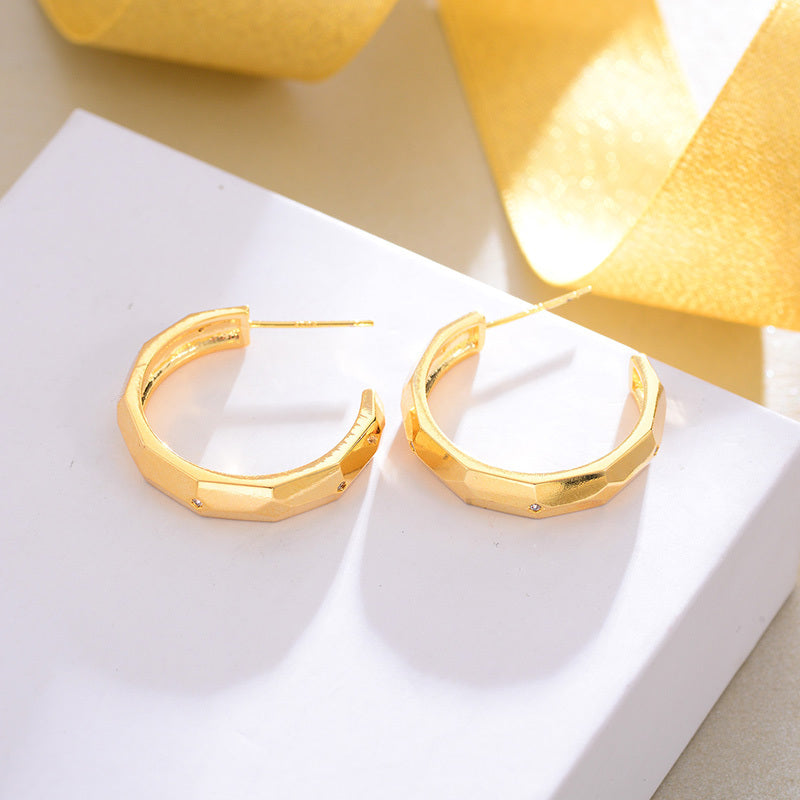 Geometric Hoop Earrings