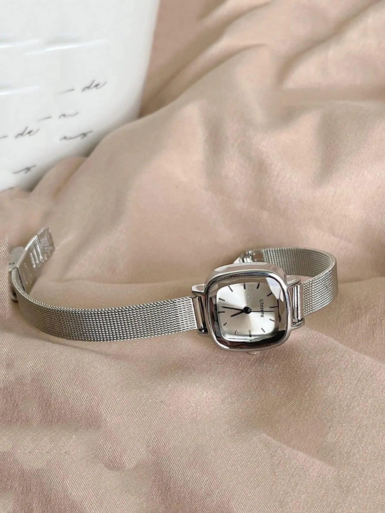 Square Metal Mesh Watch