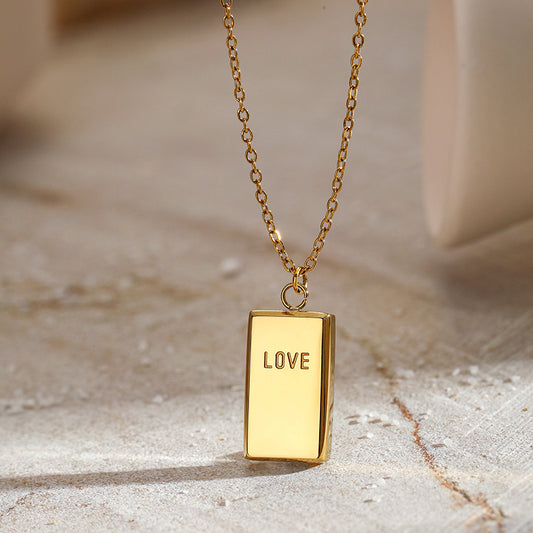Love Rich Brick Necklace