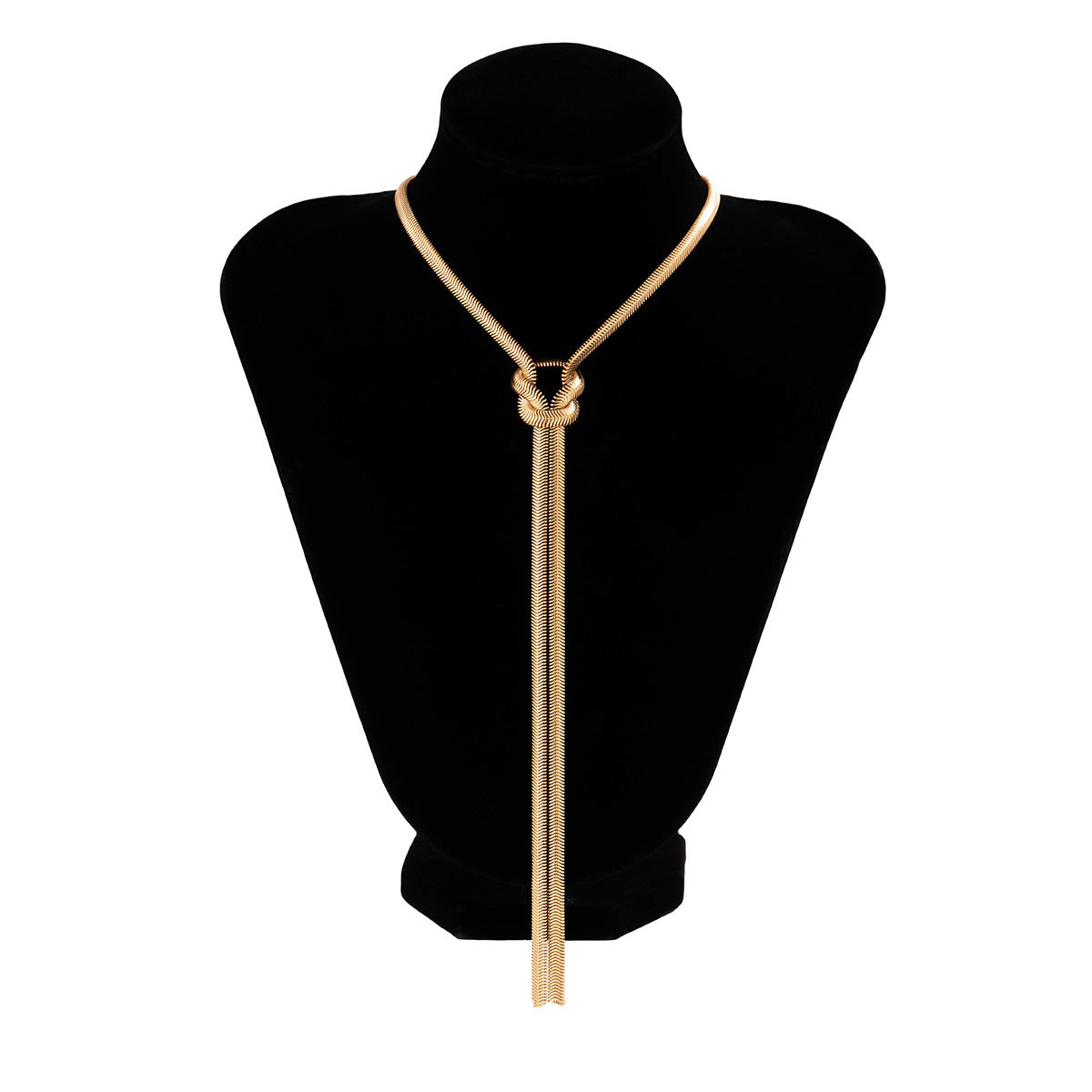Knotted Snake Bone Lariat