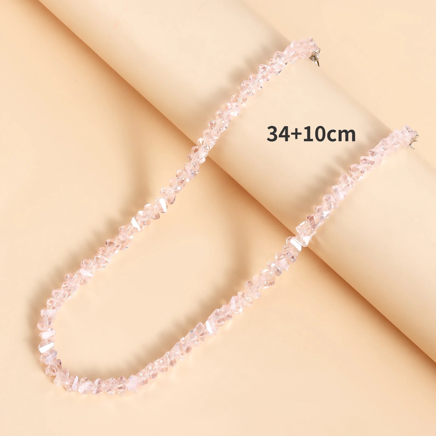Crystal Irregular Beaded Choker