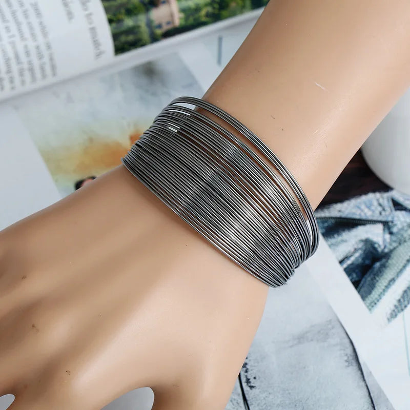 Multi Layer Cuff Bracelet