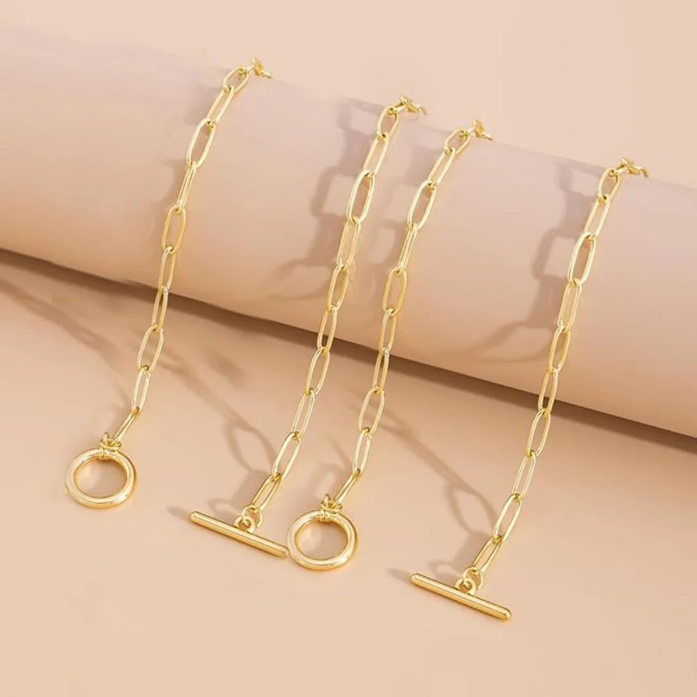 14K Gold Paperclip Chain