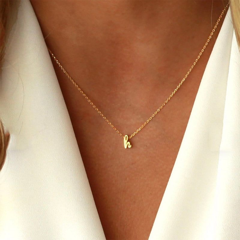 Dainty Initial Necklace - Forge & Form