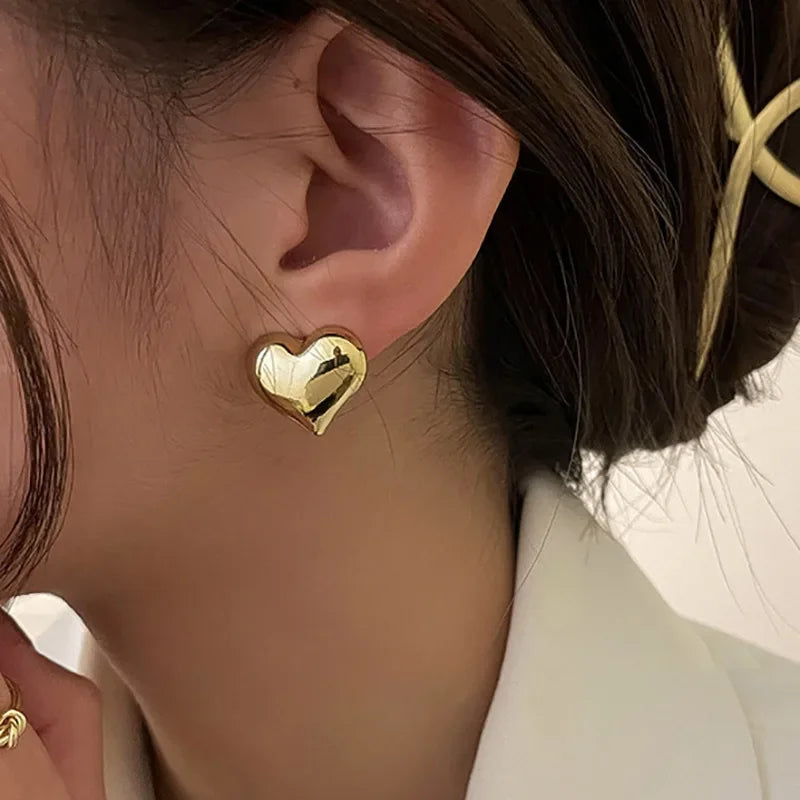 Bubble Heart Earrings