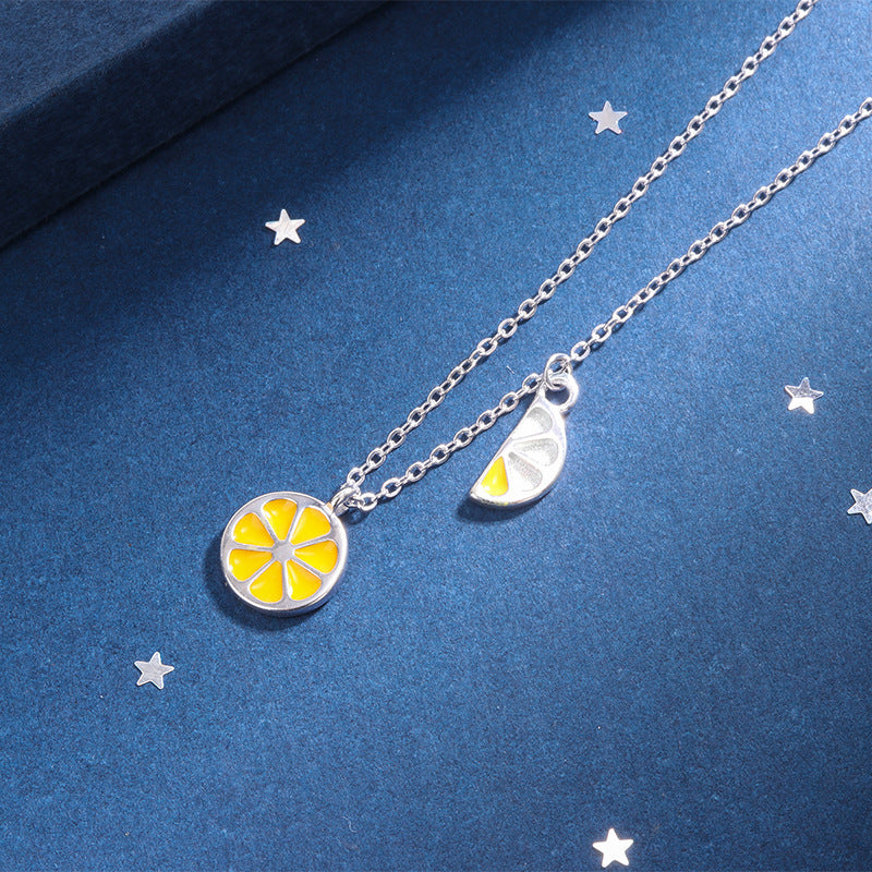 Sterling Silver Sweet Lemon Necklace - Forge & Form