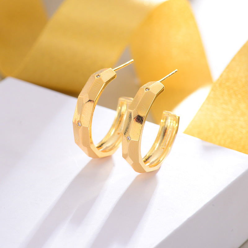 Geometric Hoop Earrings