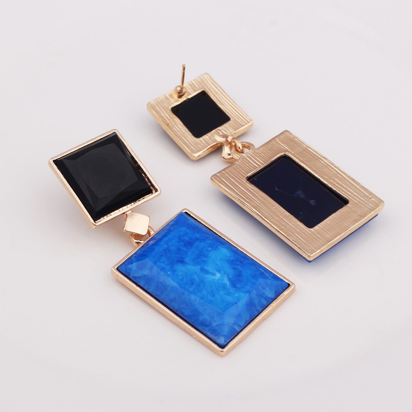 Geometric Square Earrings