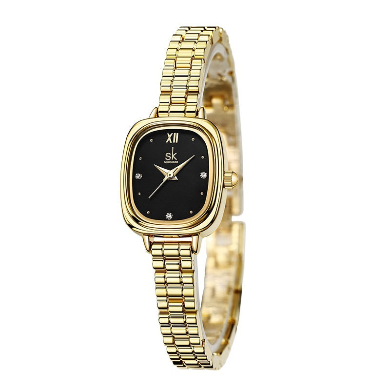 Waterproof Steel Belt Square Watch