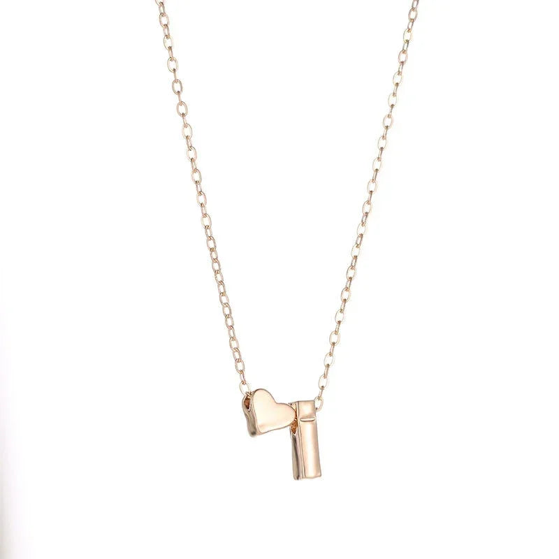 Heart Monogram Necklace
