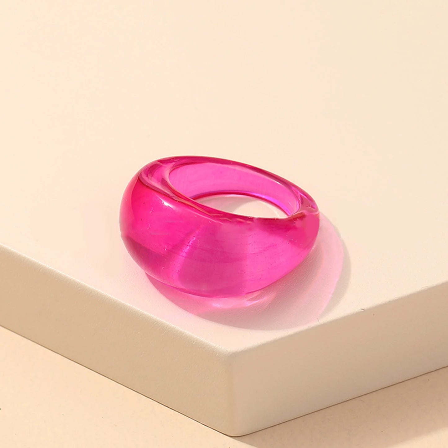 Let's Vibe Acrylic Ring